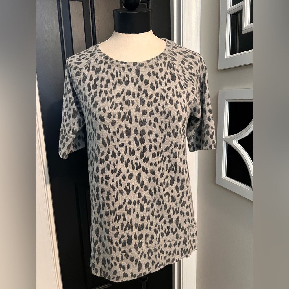 LOFT sweater | Animal Print Top | Leopard Print Sweater